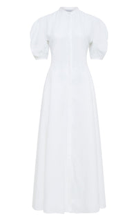 White / Robe Arabella en lin - White