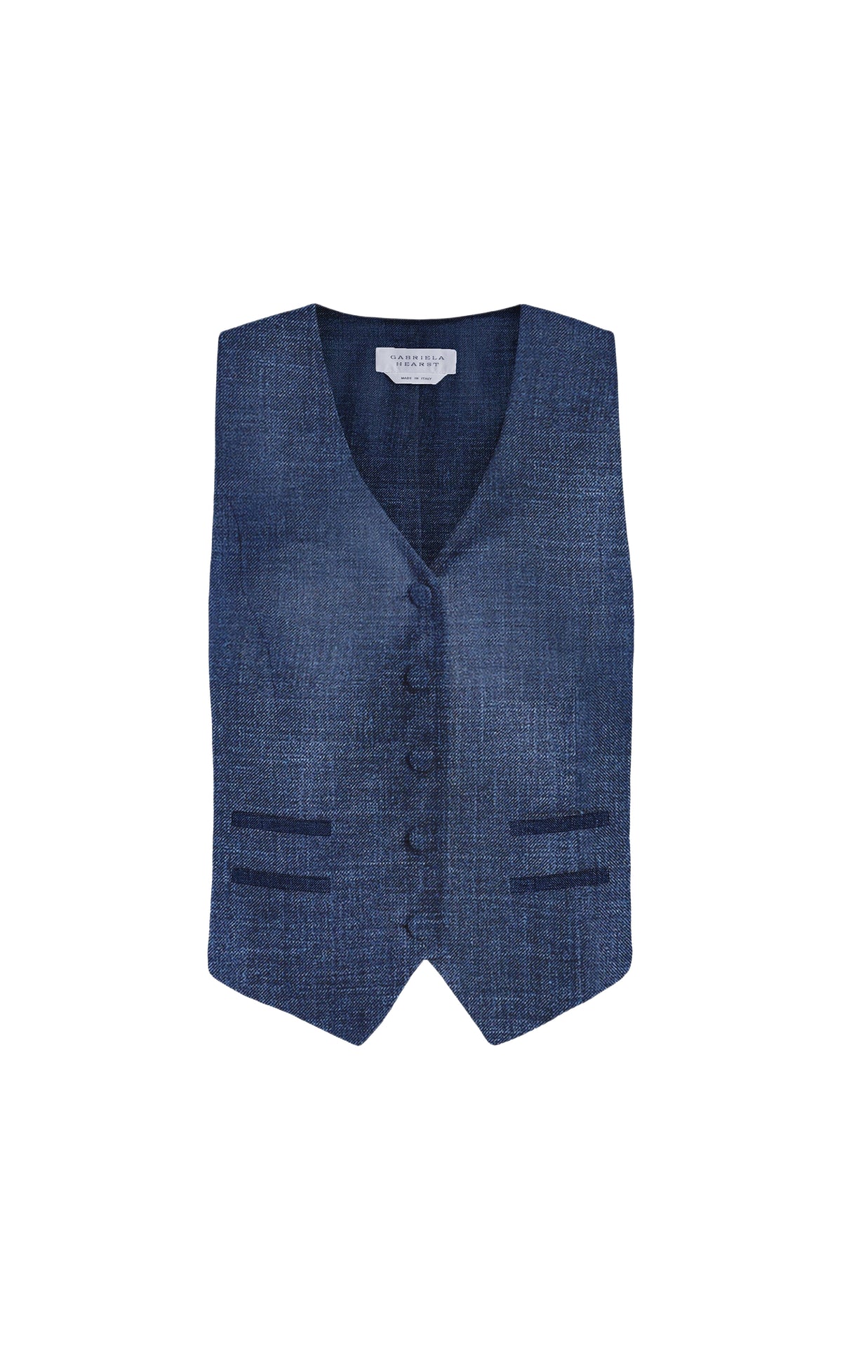 Veste blazer Coleridge laine et soie - Denim