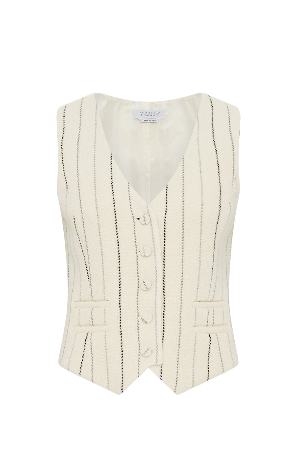 Ivory / Veste blazer Coleridge en laine et soie - Ivory