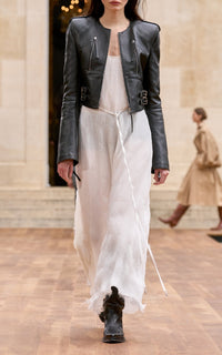 Phanes Jacket en noir calf cuir