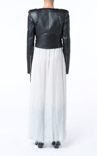 Phanes Jacket en noir calf cuir
