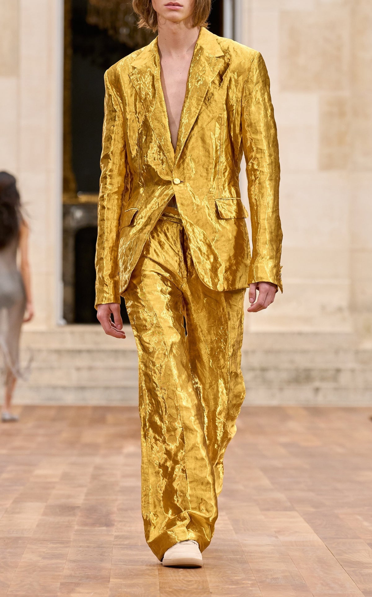 Gold / Veste blazer Mick - Gold