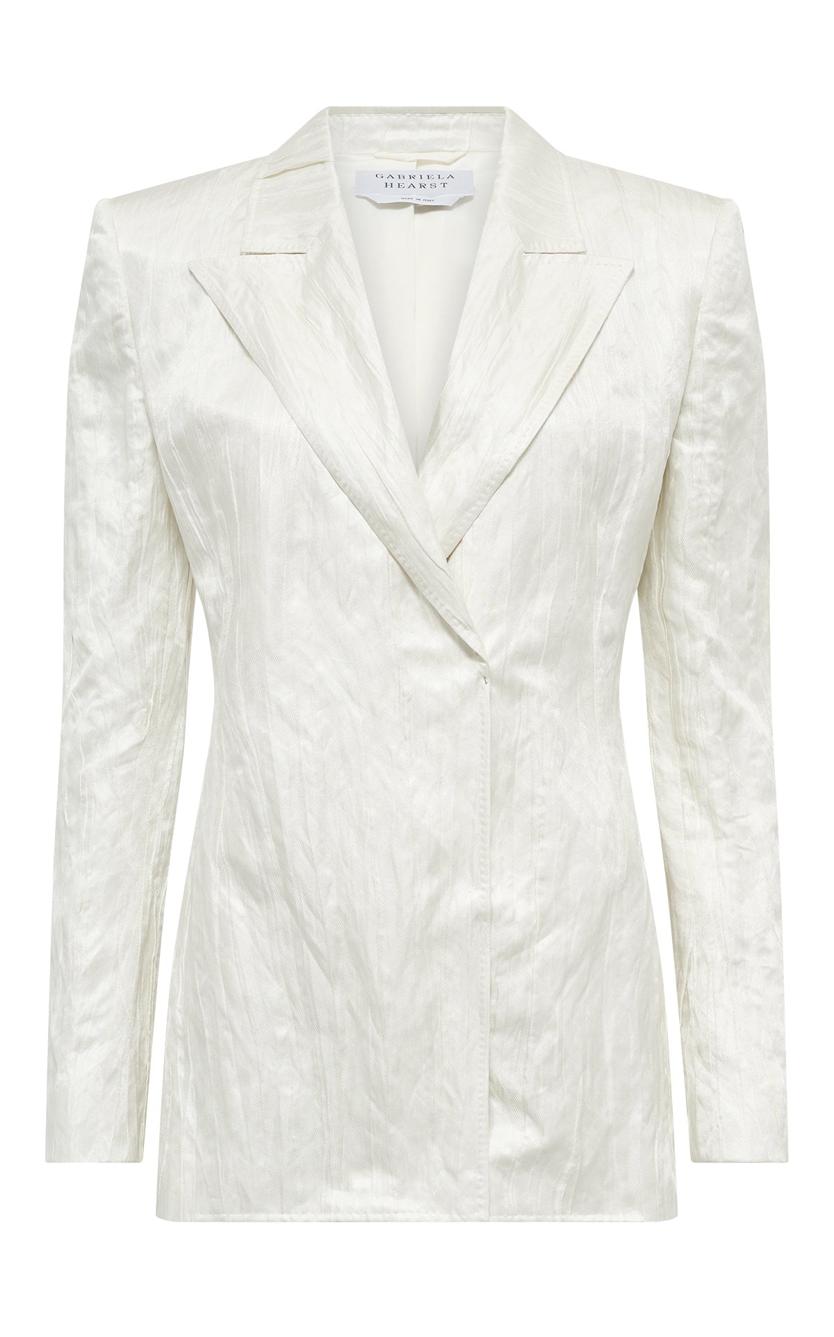 Ivory / Veste blazer Mairi en soie - Ivory