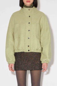 Blouson Antoine Paul en laine - Aqua
