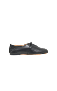 Black / Derbies plates Maya en cuir - Black