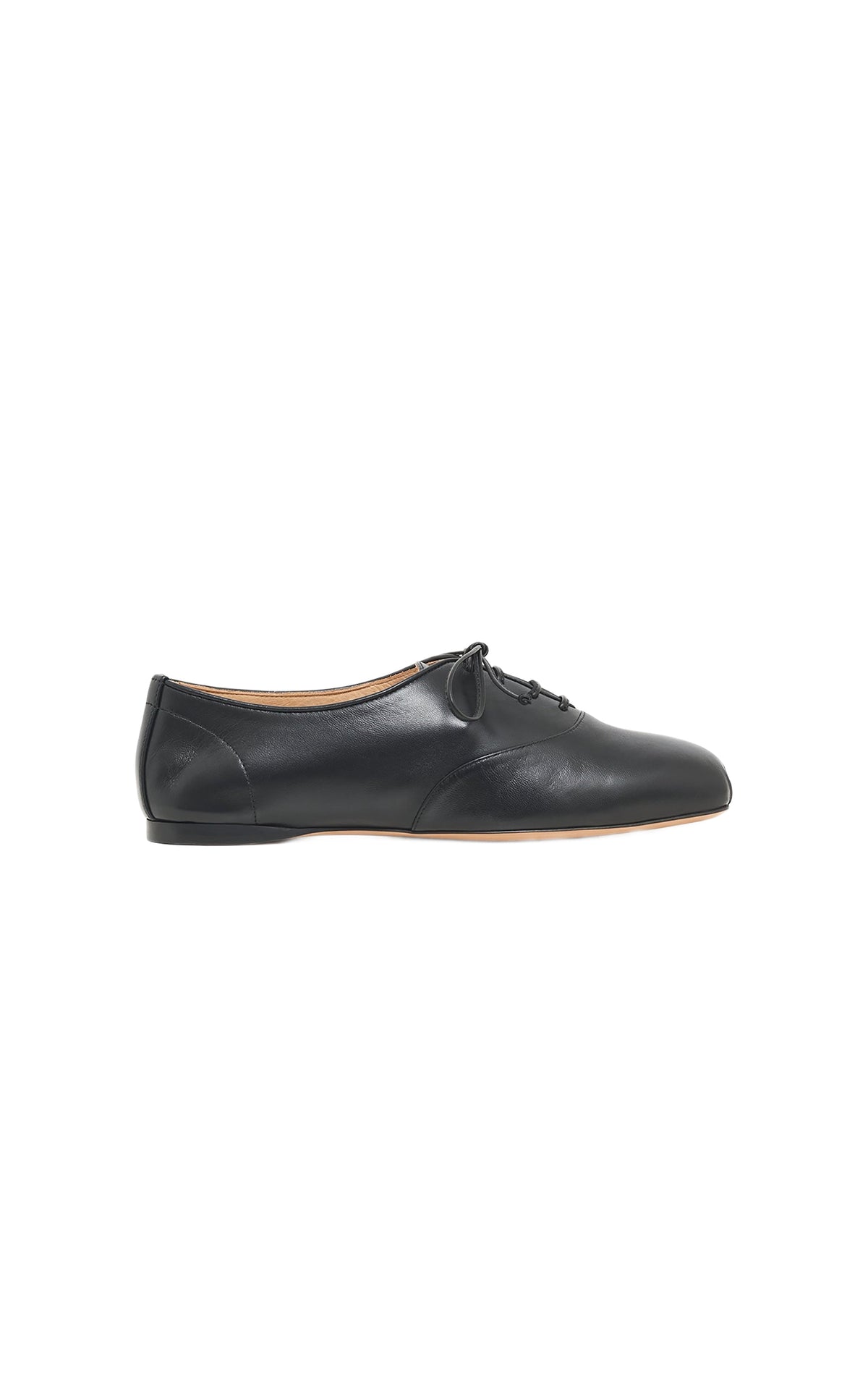 Black / Derbies plates Maya en cuir - Black