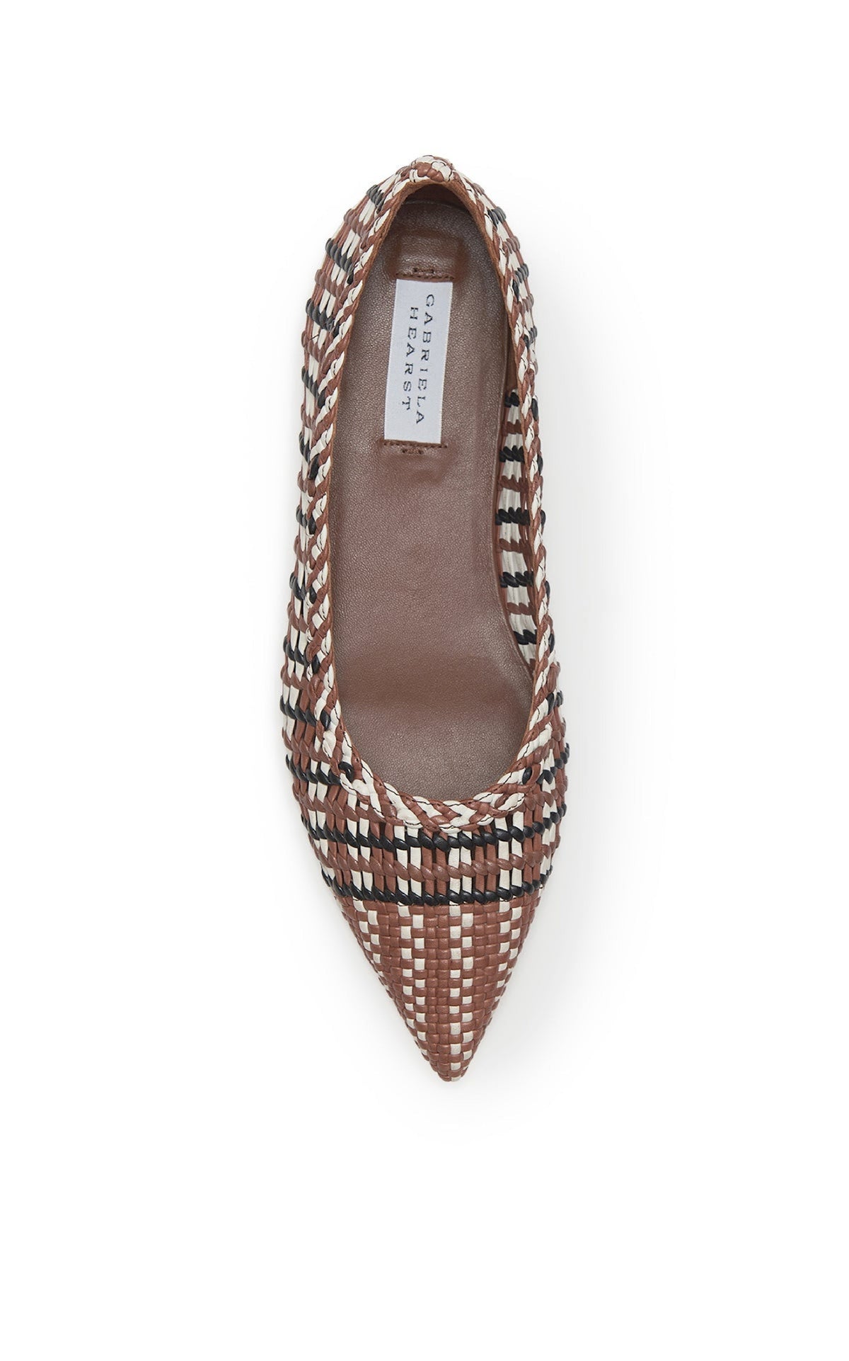Cognac Multi / Escarpins Andres 70 en cuir - Cognac Multi