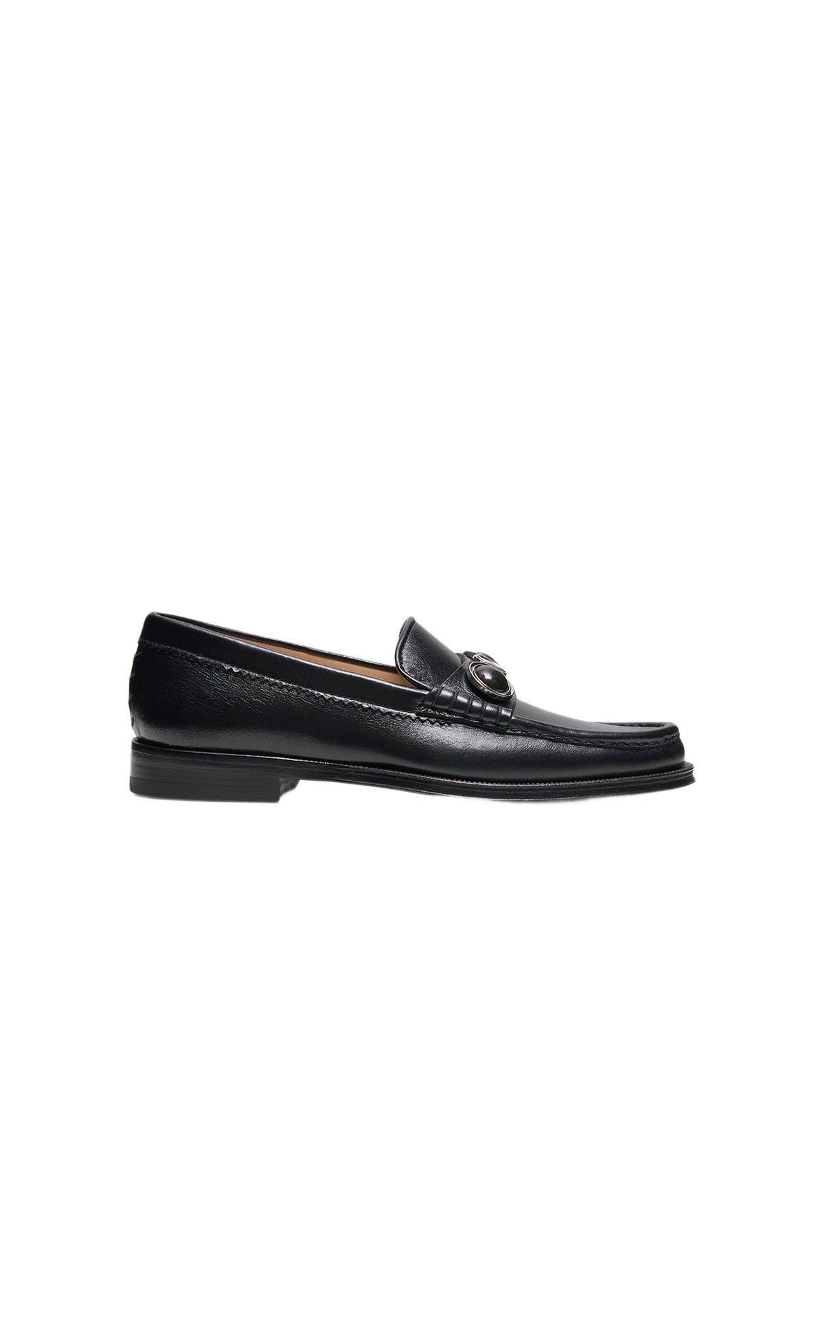 Black / Mocassins Melchora en cuir - Black