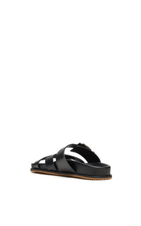 Circe Slide en noir calf