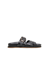 Black / Mules Circe en cuir - Black