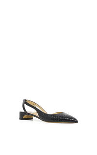 Delia Slide en noir python