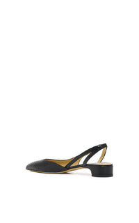 Delia Slide en noir python