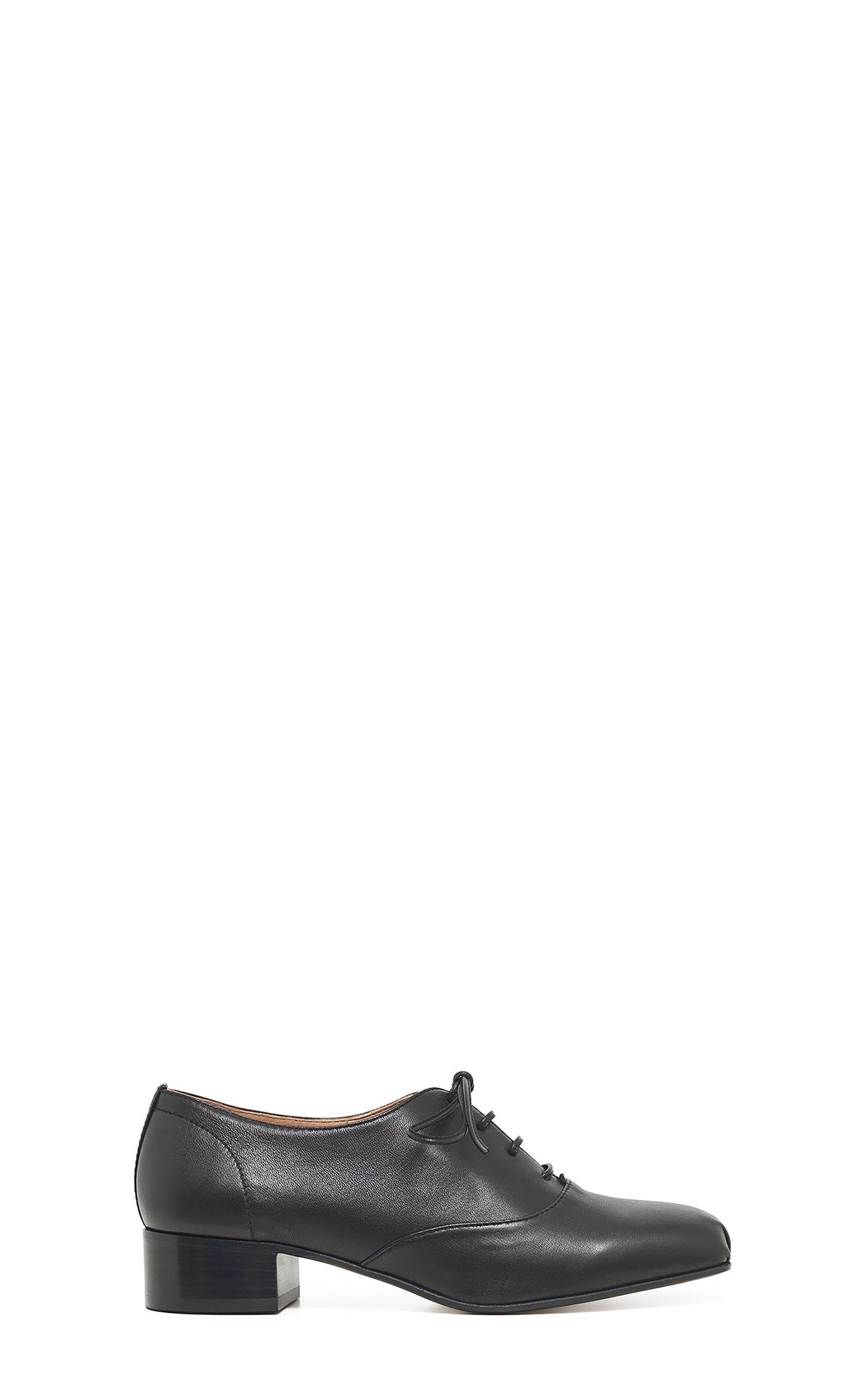 Clio Heel en noir lamb cuir
