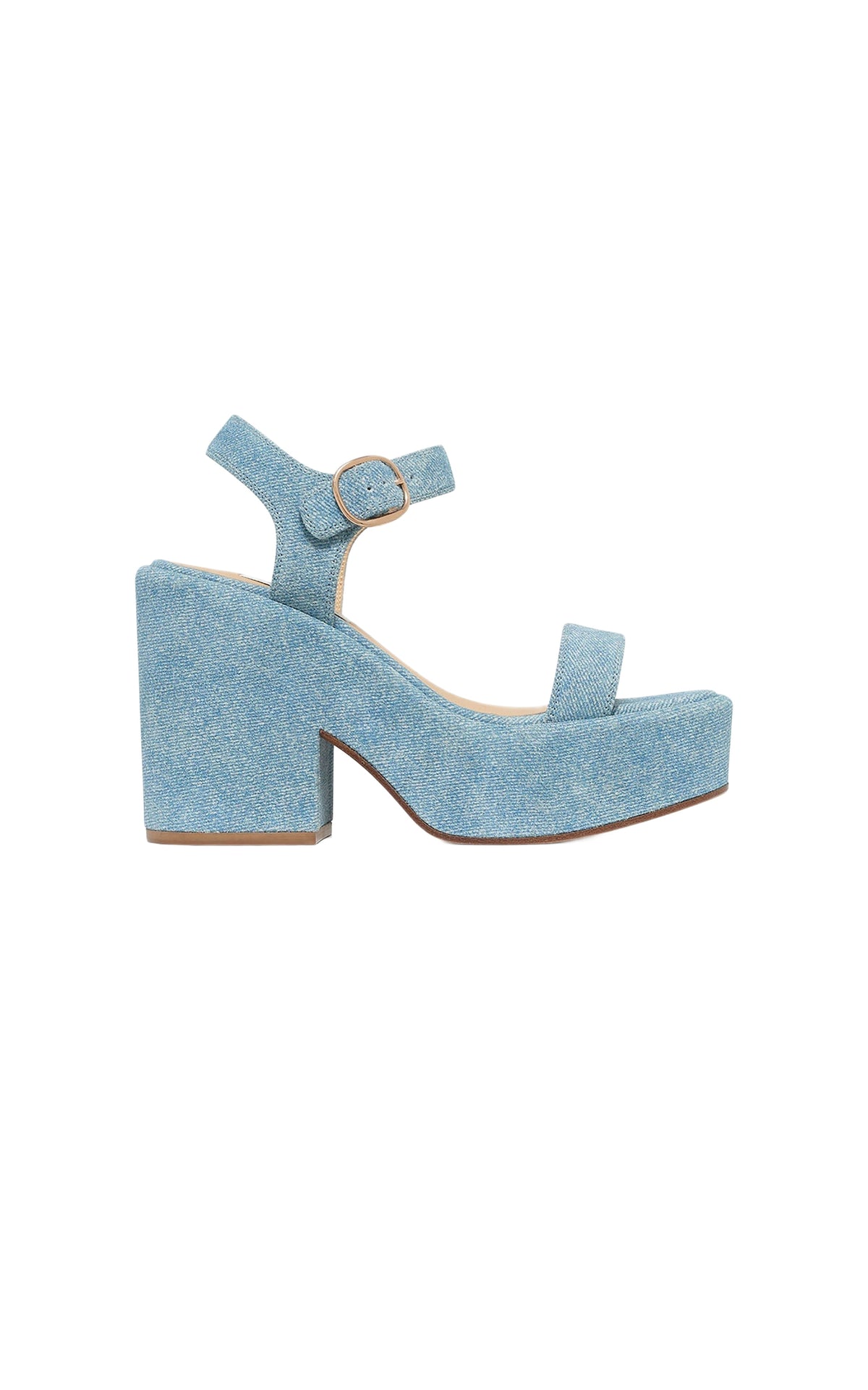 Light Blue Denim / Sandales Iman 110 en denim - Light Blue Denim