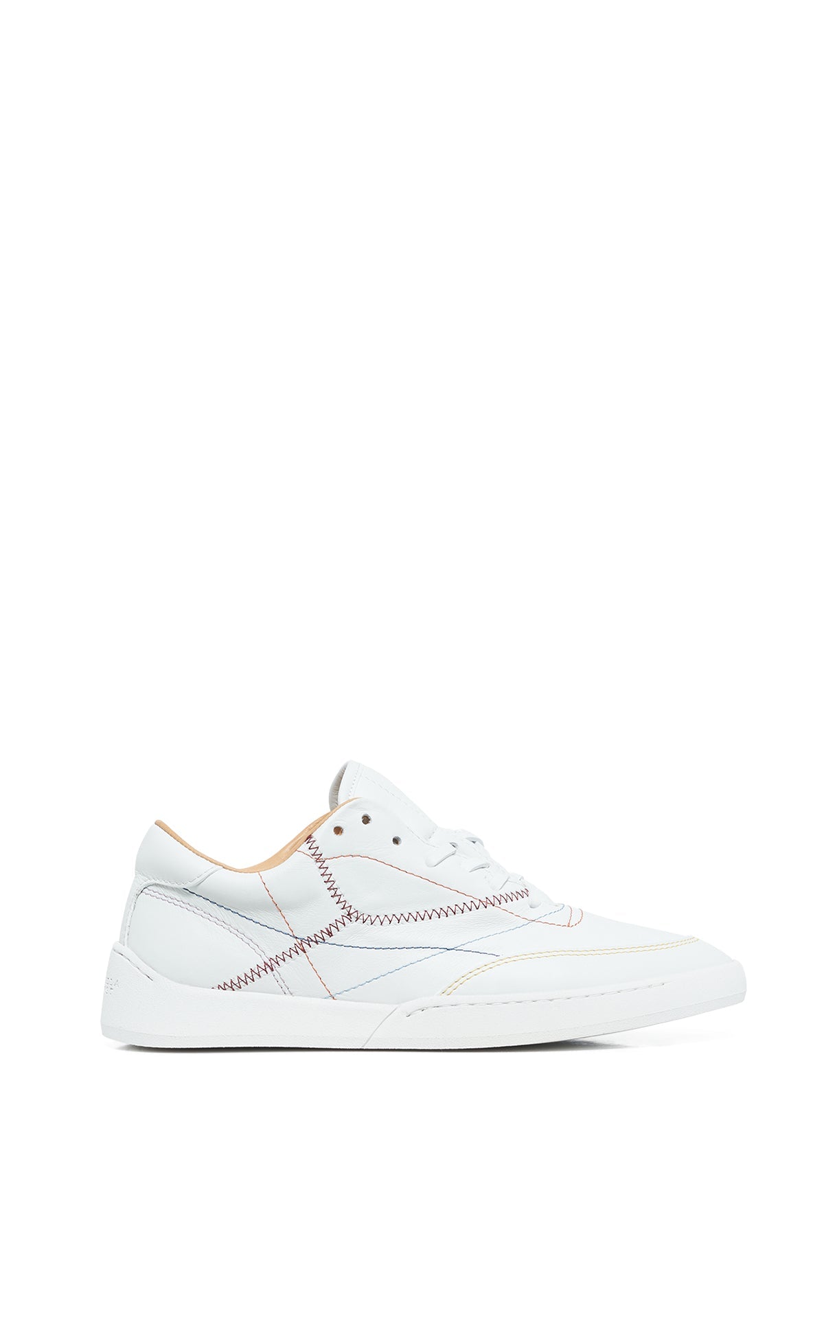 Ohio Sneakers en blanc cervo deerskin cuir