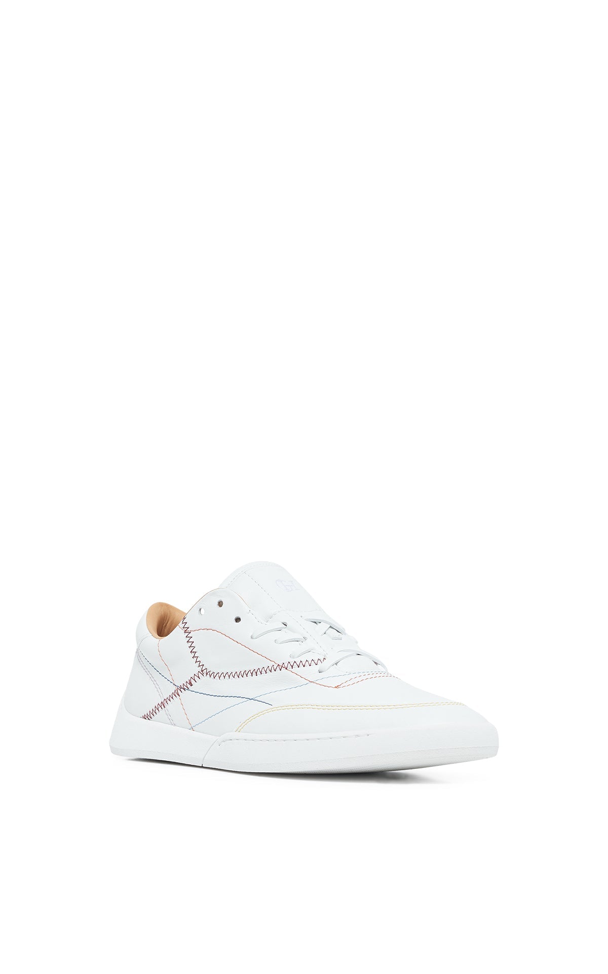 Ohio Sneakers en blanc cervo deerskin cuir