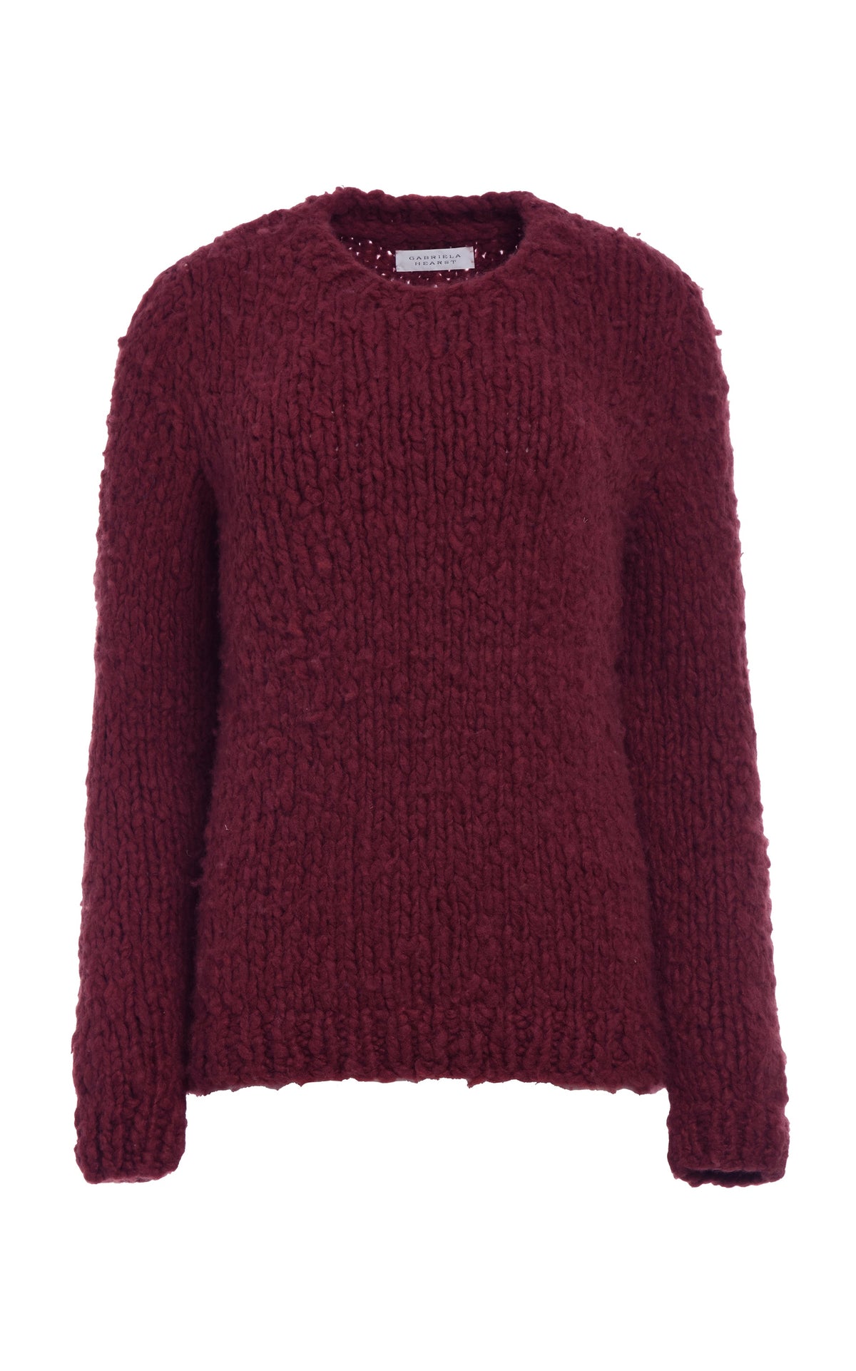 Lawrence Sweater en bordeaux welfat cachemire fil