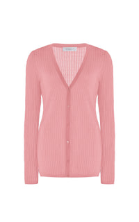 Rosa / Cardigan Emma en cachemire - Rosa
