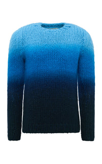 Deep Dye Sky Blue / Pull Aion en cachemire - Deep Dye Sky Blue
