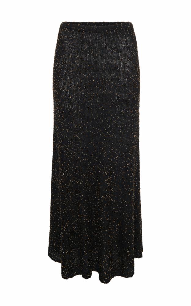 Black & Gold / Jupe Sabine évasée - Black & Gold