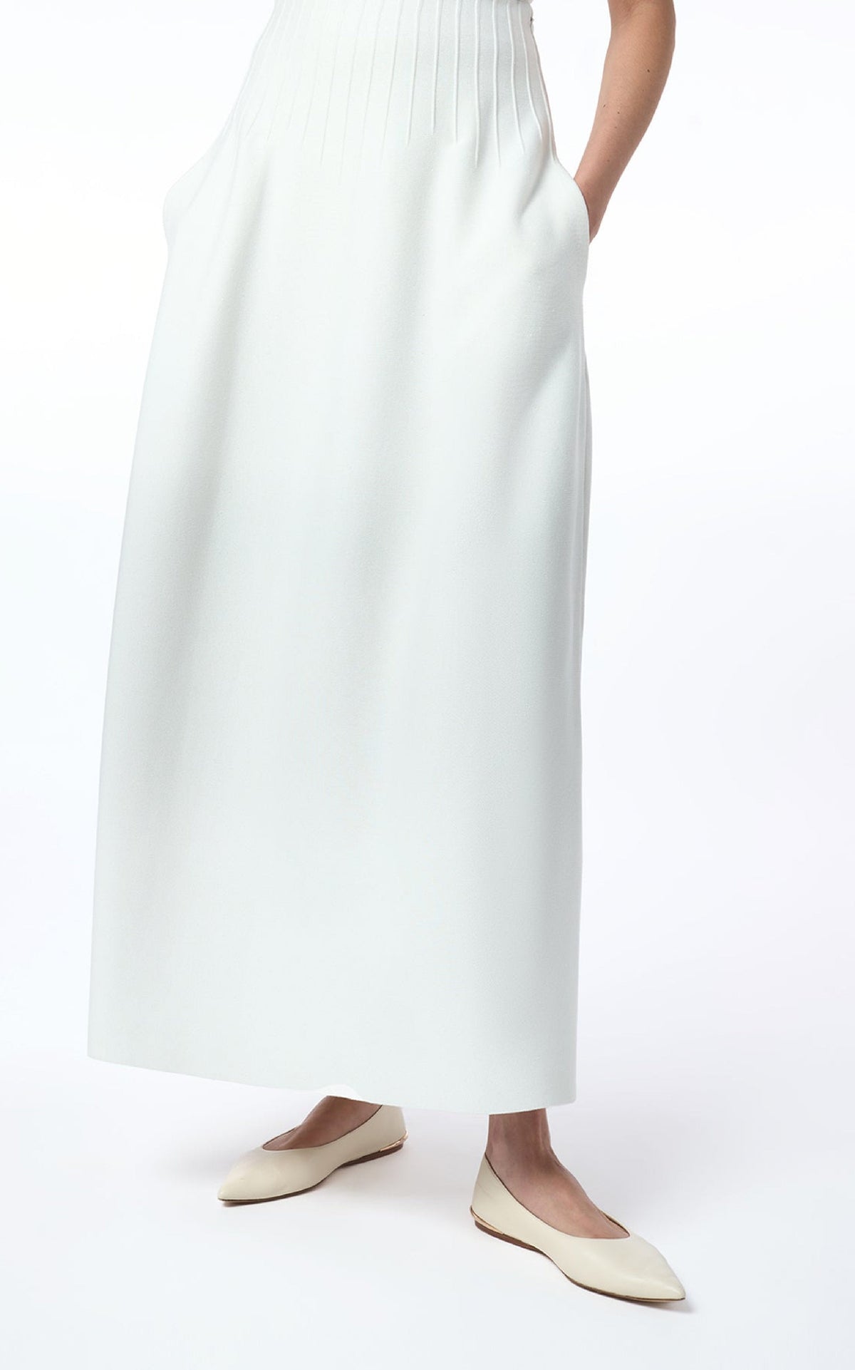 Annamaria Skirt en ivoire opacum 3 ply