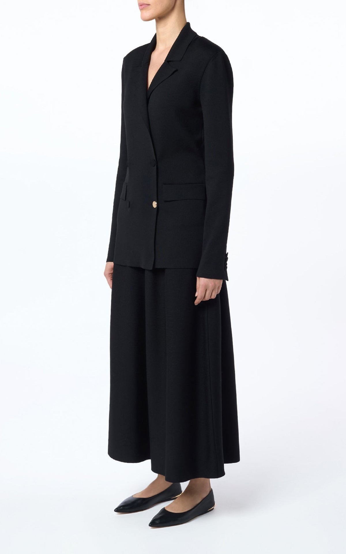 Aphaia Jacket en noir opacum 3 ply