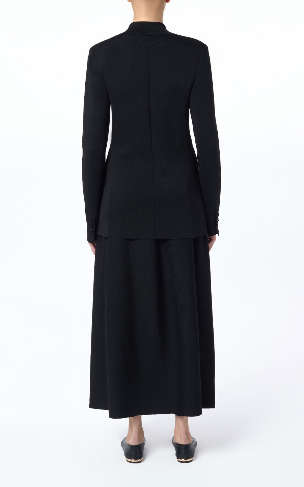Black / Veste Aphaia en soie - Black