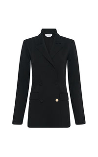 Aphaia Jacket en noir opacum 3 ply
