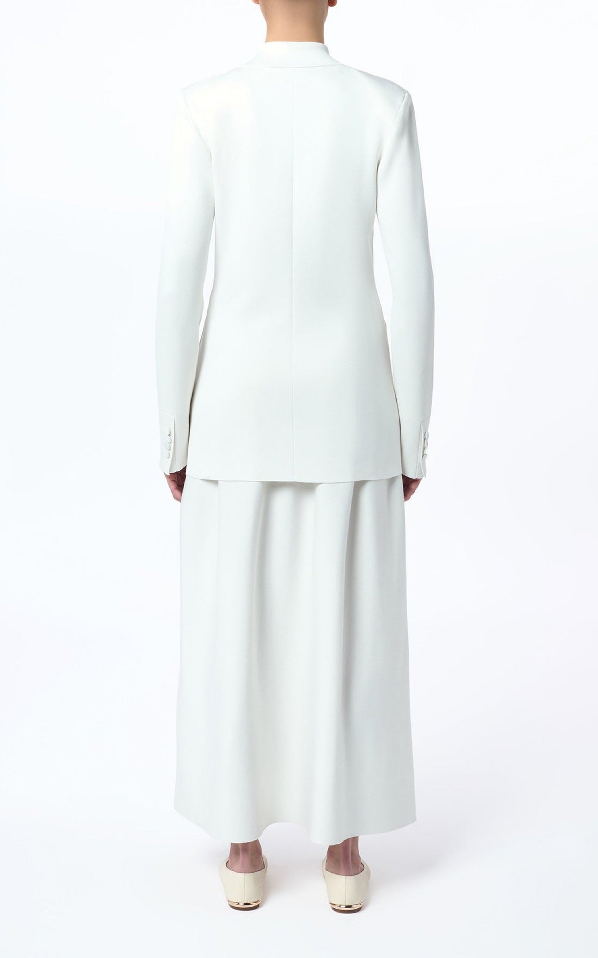 Ivory / Veste Aphaia en soie - Ivory