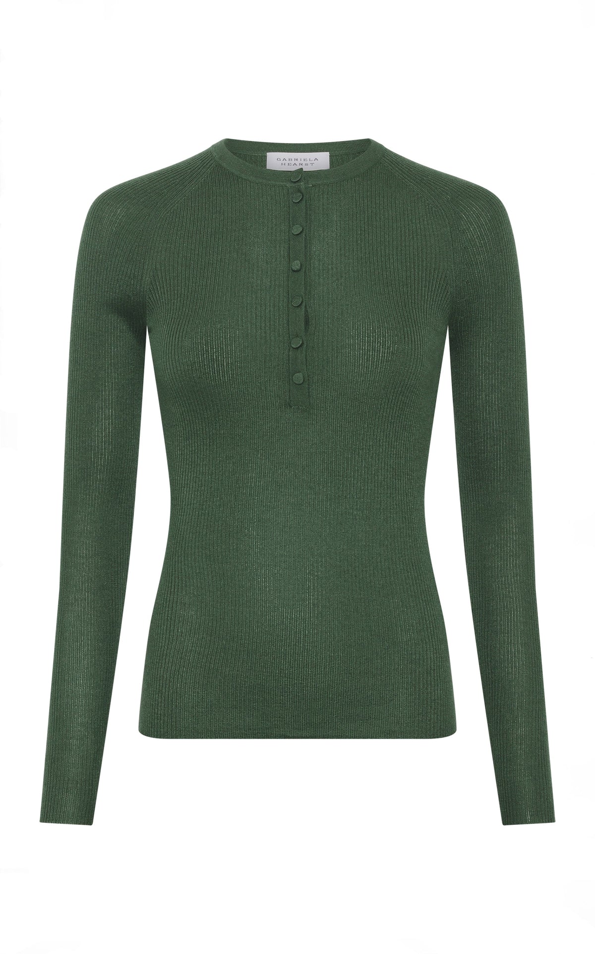 Anges Henley en olive hempish 2/56