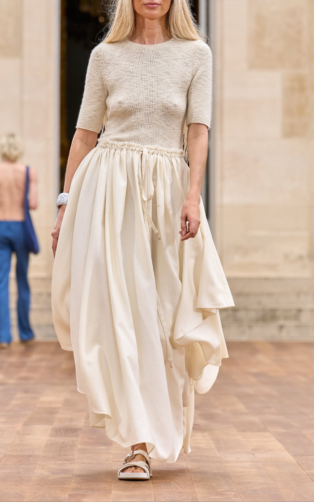 Ivory / T-shirt Embla en cachemire - Ivory
