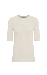 Ivory / T-shirt Embla en cachemire - Ivory