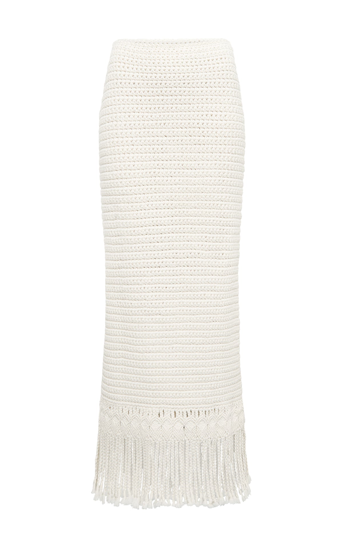Ivory / Jupe Macha en laine et cachemire - Ivory
