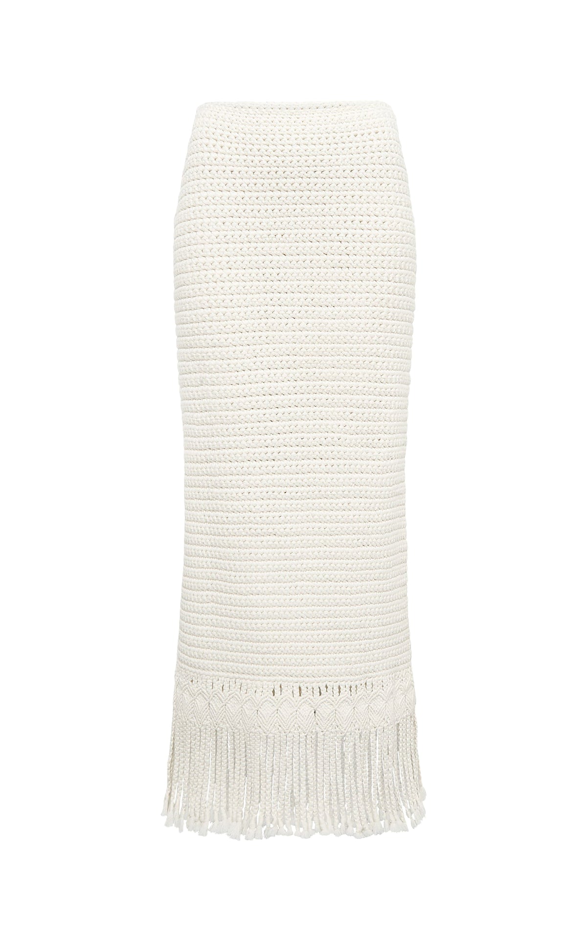 Ivory / Jupe Macha en laine et cachemire - Ivory