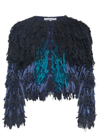 Black Multi / Veste Mazu en soie - Black Multi