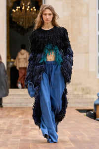 Minerva Coat en noir multicolore siena nm 5000