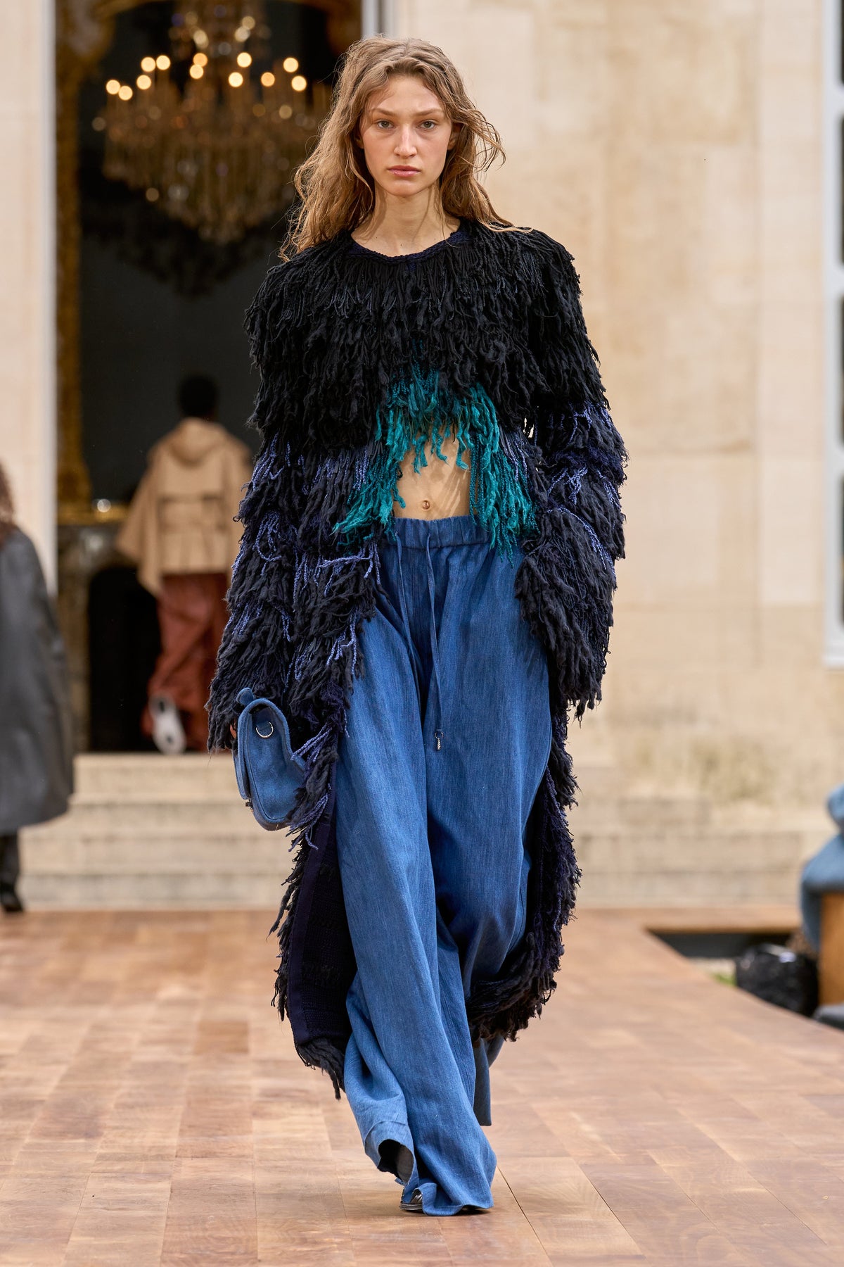 Minerva Coat en noir multicolore siena nm 5000