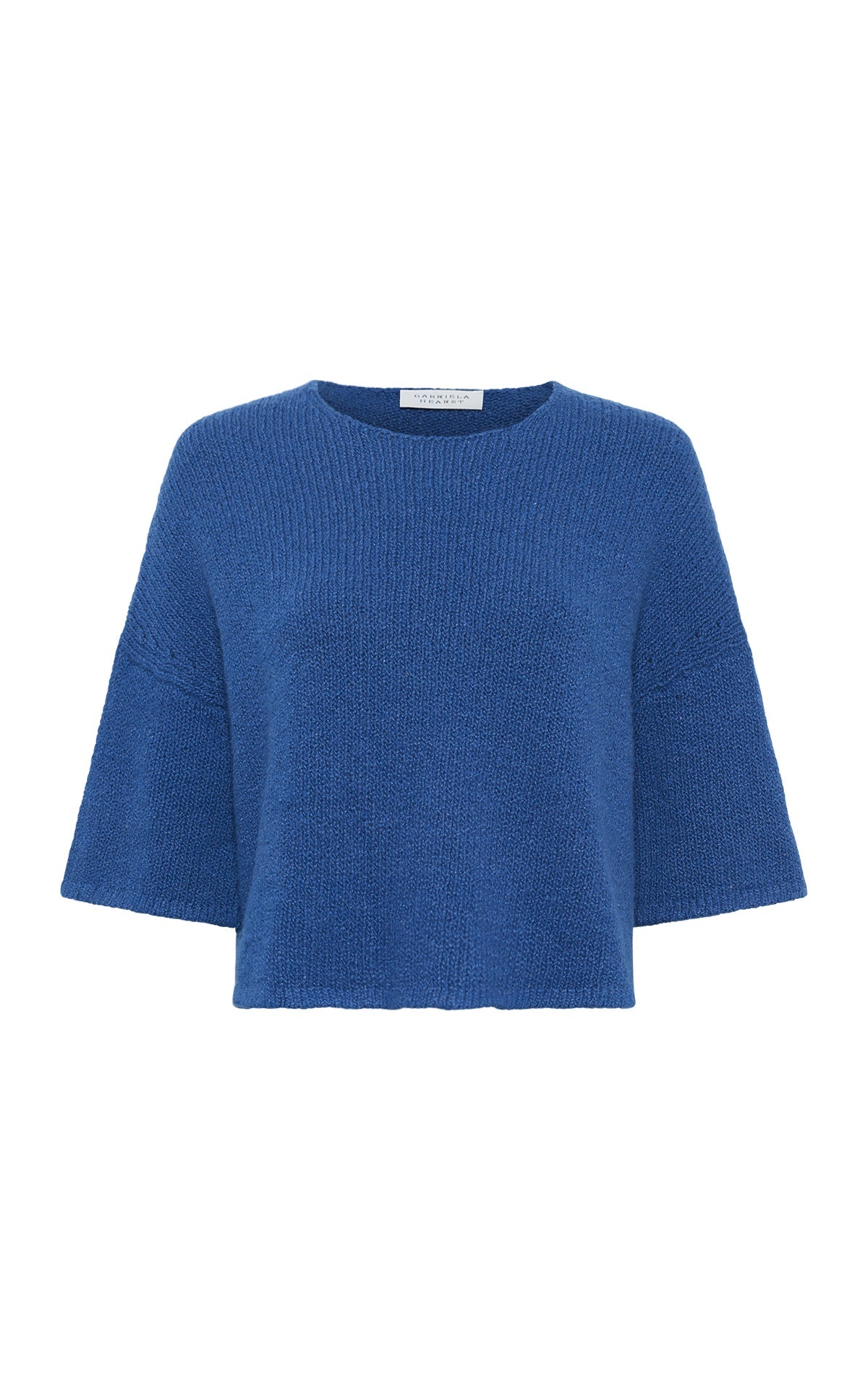 Ivory / T-shirt court Pomona en cachemire - Ivory