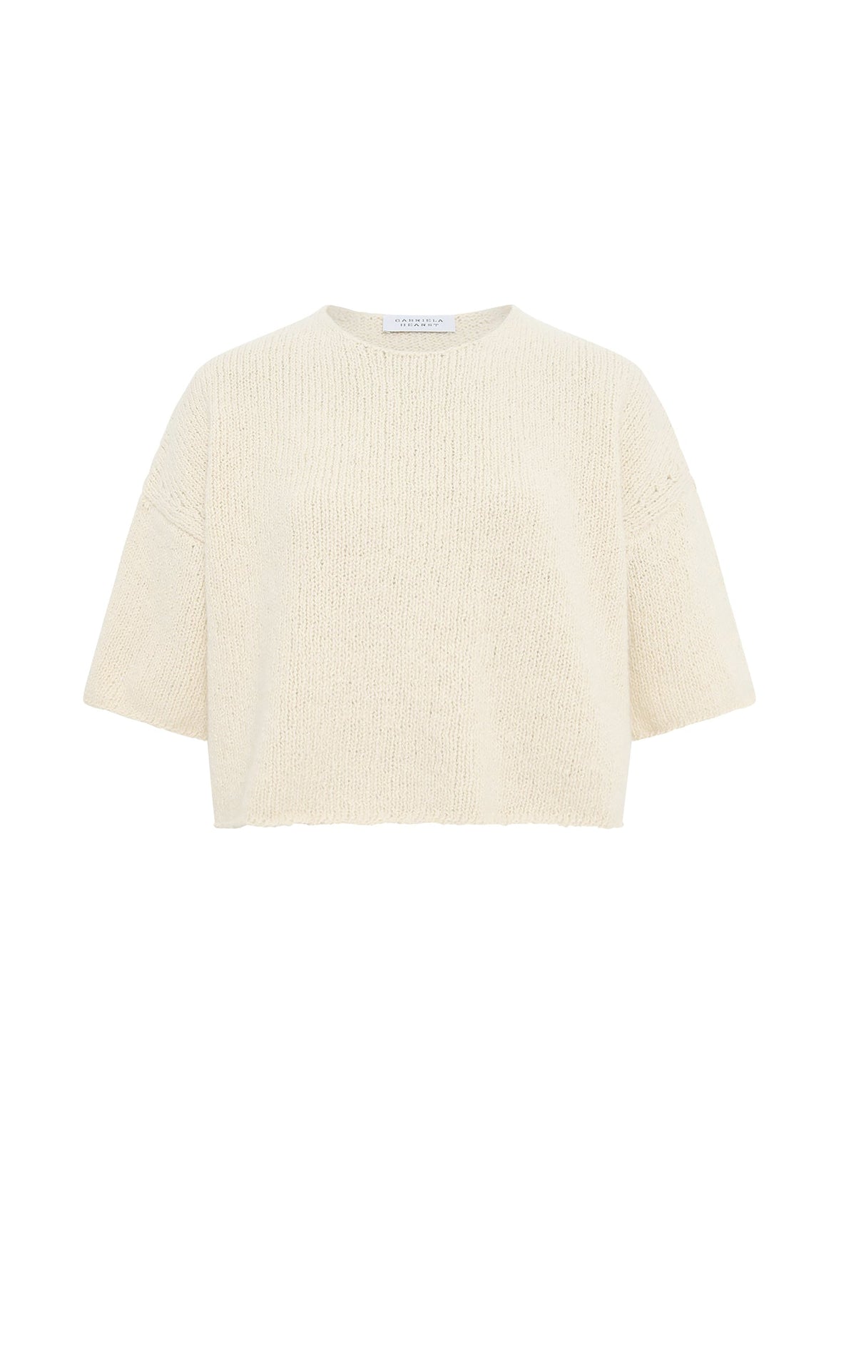 Pomona Cropped T-S en ivoire whoa 1700