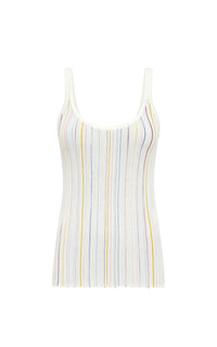 Ivory Multi / Débardeur Yara en laine - Ivory Multi