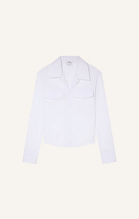 CHEMISE EN SATIN 2 POCHES