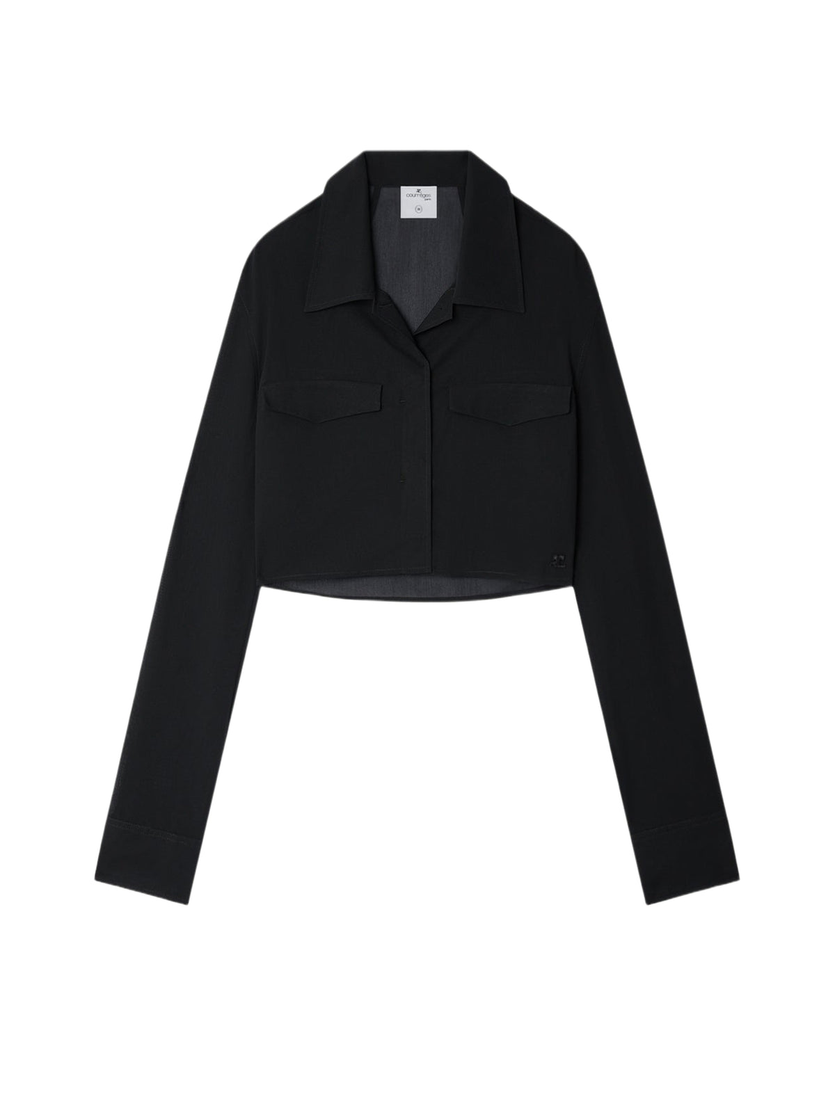 PRIX MARQUE : 140 / CHEMISE COURTE EN COTON 2 POCHES