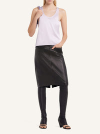 Top Infini en satin - Mist
