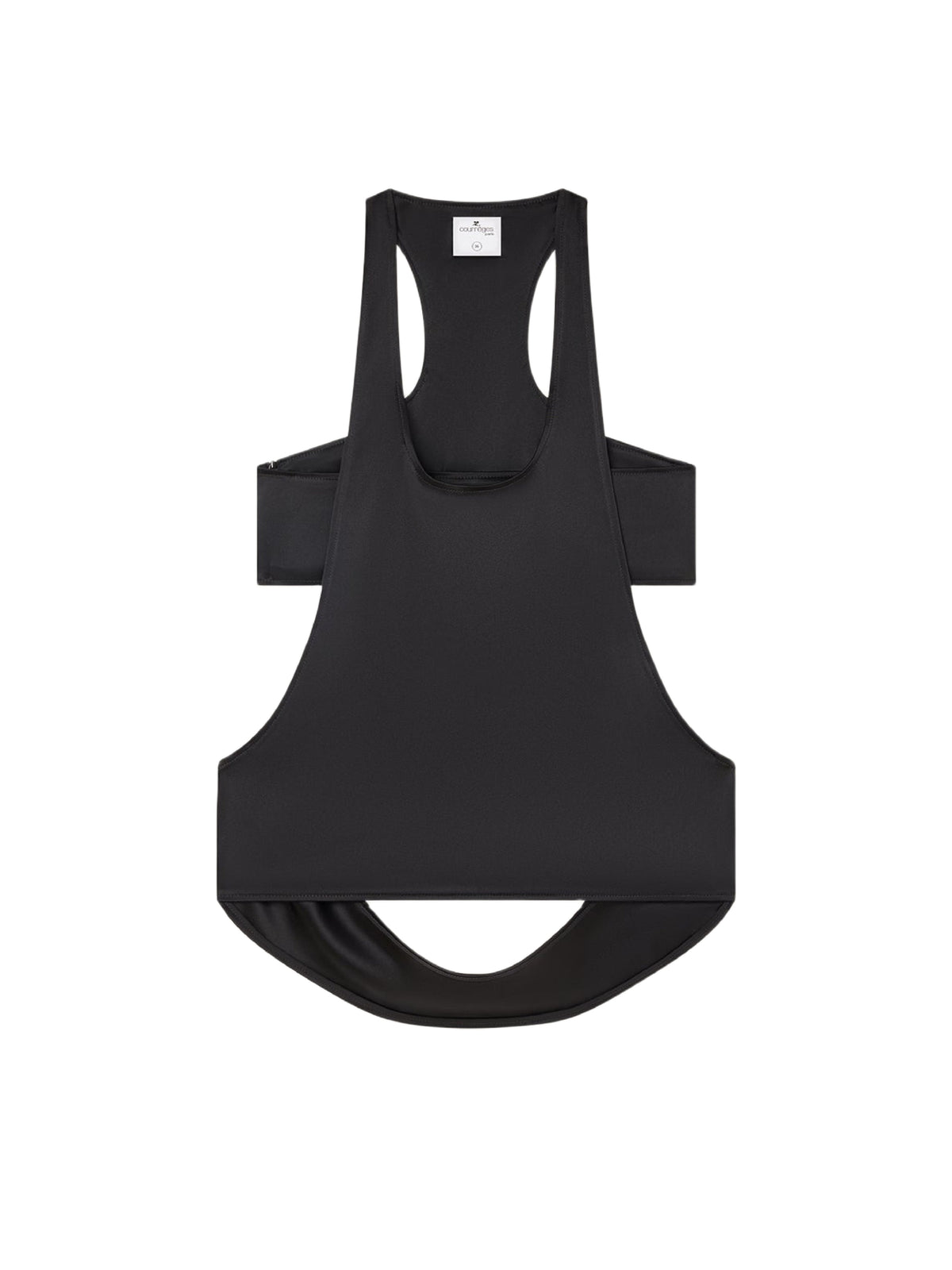 Top Infini en satin - Black