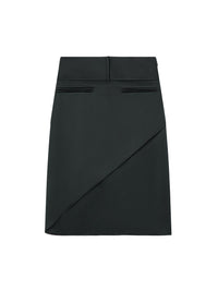Jupe Infini en satin - Black