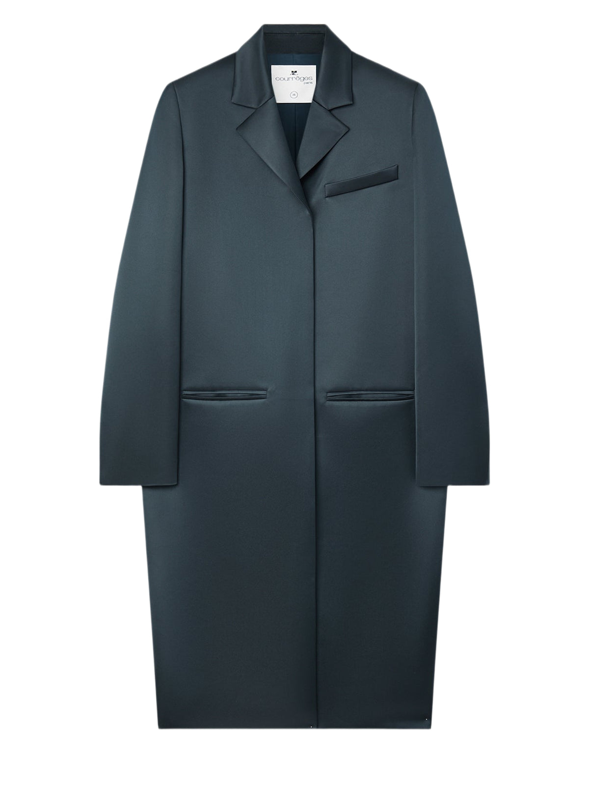 Manteau Héritage en satin - Abyss
