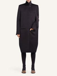 Manteau à fini satiné