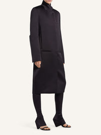 Manteau à fini satiné