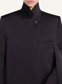 Manteau à fini satiné