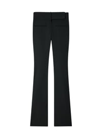 Pantalon Héritage ceinturé en laine - Black